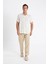 %100 Keten Relax Fit Rahat Kesim Düz Paça Yazlık Pantolon C1117AX24SM 4