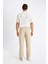 %100 Keten Relax Fit Rahat Kesim Düz Paça Yazlık Pantolon C1117AX24SM 7