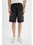 %100 Pamuk Kargo Fit Jean Bermuda Şort C1513AX24SM 6