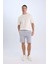 Regular Fit Beli Bağcıklı Dokulu Bermuda Şort D9451AX25SP 2