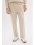 Regular Fit Eşofman Altı İçi Polarlı Basic Düz Cepli Beli Bağcıklı Düz Paça D7836AX25SP 4