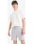 Slim Fit Dar Kesim Dar Paça Şort W7965AZ25SM 2