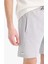 Slim Fit Dar Kesim Dar Paça Şort W7965AZ25SM 4