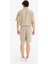 Relax Fit Tensel Bermuda Şort E0804AX25SM 8