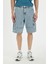 %100 Pamuk Kargo Fit Jean Bermuda Şort C2047AX24SM 6