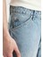 %100 Pamuk Baggy Jean Bermuda Şort C2048AX24SM 5