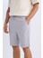 Regular Fit Beli Bağcıklı Dokulu Bermuda Şort D9451AX25SP 6