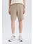 %100 Pamuk Regular Fit Bermuda Şort E1716AX25SM 3