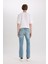 Sergio Regular Fit Normal Kalıp Normal Bel Boru Paça Jean Pantolon E5414AX25SP 6