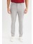 Yazlık Chino Kanvas Dokulu Pantolon Slim Fit Dar Kesim Cepli Dar Paça T1055AZ25SP 4
