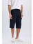 Slim Fit Dar Kesim Kargo Cepli Basic Düz Kapri Şort T4693AZ25SM 5