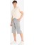 Slim Fit Dar Kesim Kargo Cepli Basic Düz Kapri Şort T4693AZ25SM 3