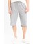 Slim Fit Dar Kesim Kargo Cepli Basic Düz Kapri Şort T4693AZ25SM 5