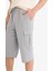 Slim Fit Dar Kesim Kargo Cepli Basic Düz Kapri Şort T4693AZ25SM 6