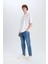 %100 Pamuk 90's Slim Fit Dar Kalıp Yüksek Bel Dar Paça Jean Pantolon D8602AX25SP 3