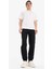 %100 Pamuk Jogger Slim Fit Dar Kesim Beli Bağcıklı Gabardin Pantolon D8607AX25SP 2