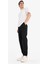 %100 Pamuk Jogger Slim Fit Dar Kesim Beli Bağcıklı Gabardin Pantolon D8607AX25SP 3