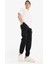 %100 Pamuk Jogger Slim Fit Dar Kesim Beli Bağcıklı Gabardin Pantolon D8607AX25SP 4