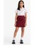 Kız Çocuk Okul Beli Lastikli Gabardin Şort Etek F1434A825AU 2