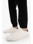 %100 Pamuk Jogger Slim Fit Dar Kesim Beli Bağcıklı Gabardin Pantolon D8607AX25SP 6