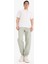 %100 Pamuk Jogger Slim Fit Dar Kesim Beli Bağcıklı Gabardin Pantolon D8607AX25SP 3