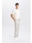Yazlık Jogger Pantolon Slim Fit Dar Kesim Beli Bağcıklı Cepli Düz Paça D8638AX24AU 3