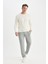 Jogger Pantolon Beli Bağcıklı Cepli Düz Paça D8641AX24AU 1