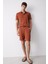 Regular Fit Her Yöne Esneyen Krinkıl Bermuda Şort E0980AX25SM 1
