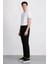 Carlo Skinny Fit Ekstra Dar Kalıp Normal Bel Ekstra Dar Paça Siyah Jean Pantolon R8763AZ24AU 2
