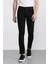 Carlo Skinny Fit Ekstra Dar Kalıp Normal Bel Ekstra Dar Paça Siyah Jean Pantolon R8763AZ24AU 5