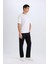 Diago Comfort Fit Rahat Kalıp Yüksek Bel Geniş Paça Siyah Jean Pantolon D9828AX25SP 2