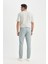 Regular Fit Normal Kesim Yazlık Düz Paça Chino Kanvas Pantolon D7349AX25SP 6