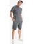 Regular Fit Dokulu Beli Bağcıklı Şort E2588AX25SM 5