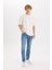 Slim Tapered Fit Dar Kalıp Normal Bel Daralan Paça Jean Pantolon D8745AX25SP 1