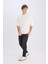 Slim Tapered Fit Dar Kalıp Normal Bel Daralan Paça Jean Pantolon D8748AX25SP 2