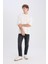Slim Tapered Fit Dar Kalıp Normal Bel Daralan Paça Jean Pantolon D8748AX25SP 4