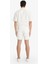 %100 Pamuk Yazlık Relax Fit Rahat Beyaz Jean Bermuda Şort Z4460AZ25SM 7