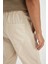 %100 Pamuk Yazlık Jogger Pantolon Dar Paça Beli Bağcıklı Lastikli Cepli Z6475AZ24AU 6