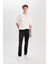 Pedro Slim Fit Dar Kalıp Normal Bel Dar Paça Siyah Jean Pantolon R8788AZ24AU 3
