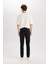 Pedro Slim Fit Dar Kalıp Normal Bel Dar Paça Siyah Jean Pantolon R8788AZ24AU 7