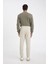 Relax Fit Kalın Jogger Eşofman Altı Basic Düz Beli Bağcıklı Lastikli Paça Cepli U7438AZ24AU 6
