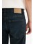 Slim Fit Dar Kesim Jean Bermuda Şort F4221AX25SM 6
