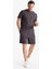 %100 Pamuk Relax Fit Twill Dokulu Cepli Şort E2590AX25SM 2