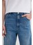 %100 Pamuk Baggy Fit Geniş Kalıp Normal Bel Geniş Paça Jean Pantolon B5783AX24SP 6