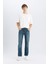 Sergio Regular Fit Normal Kalıp Normal Bel Boru Paça Jean Pantolon R9026AZ24AU 1