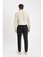 Yazlık Jogger Keten Düz Paça Pantolon D7542AX25SP 8