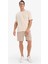 Erkek Beli Bağcıklı Cepli Basic Düz Şort E2616AX25SM 1