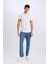 Diago Comfort Fit Rahat Kalıp Yüksek Bel Geniş Paça Jean Pantolon D9839AX25SP 5