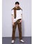 Straight Fit Normal Kalıp Normal Bel Boru Paça Jean Pantolon B8319AX24SM 1