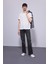 %100 Pamuk Flayer Fit Bol Kalıp Normal Bel Geniş Paça Siyah Jean Pantolon B8325AX24SM 1